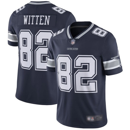 Men Dallas Cowboys Limited Navy Blue Jason Witten Home #82 Vapor Untouchable NFL Jersey->dallas cowboys->NFL Jersey
